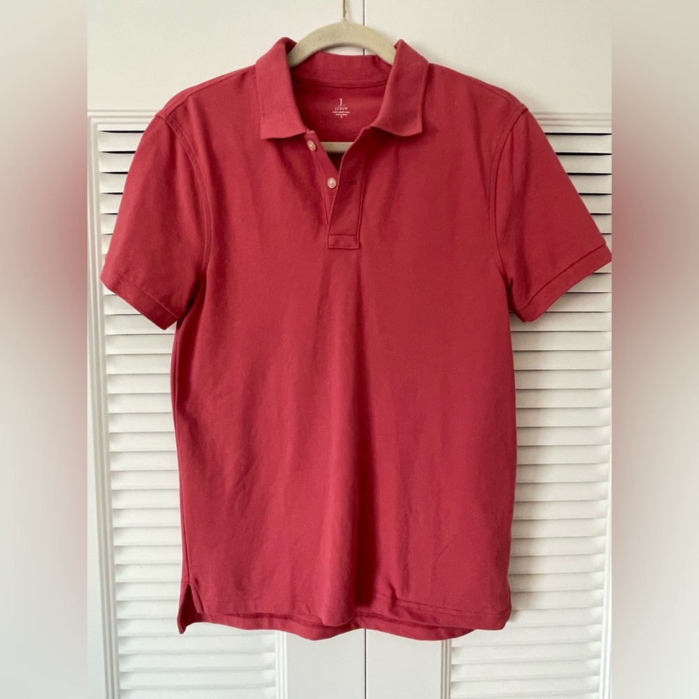 Men’s Salmon J Crew Polo Shirt